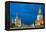 Red Square, St. Basil's Cathedral and the Savior's Tower of the Kremlin, UNESCO World Heritage Site-Miles Ertman-Framed Premier Image Canvas