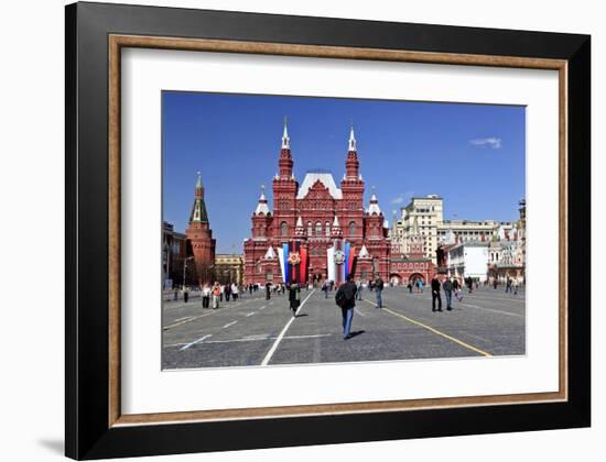 Red Square with State Historical Museum, Moscow, Russia-null-Framed Art Print