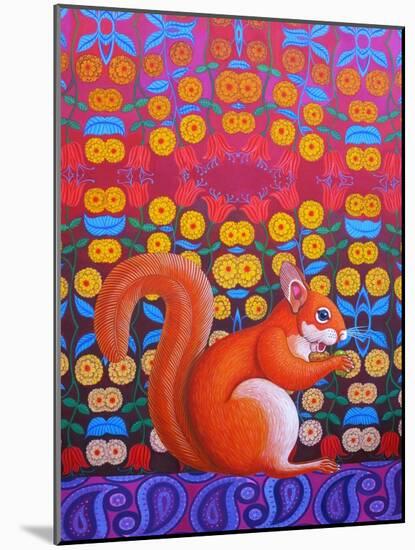 Red Squirrel, 2014-Jane Tattersfield-Mounted Giclee Print
