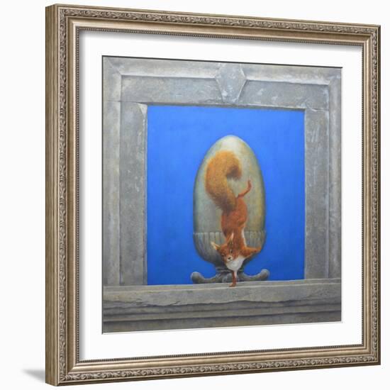 Red Squirrel, L'Acrobata-Tim Hayward-Framed Giclee Print