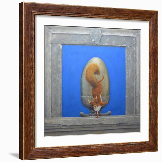 Red Squirrel, L'Acrobata-Tim Hayward-Framed Giclee Print