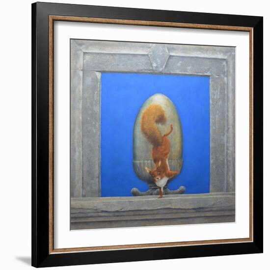 Red Squirrel, L'Acrobata-Tim Hayward-Framed Giclee Print