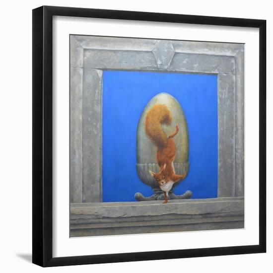 Red Squirrel, L'Acrobata-Tim Hayward-Framed Giclee Print