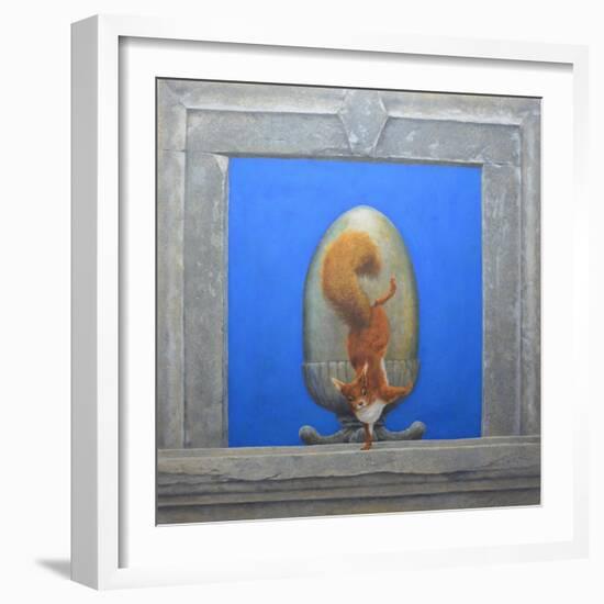 Red Squirrel, L'Acrobata-Tim Hayward-Framed Giclee Print