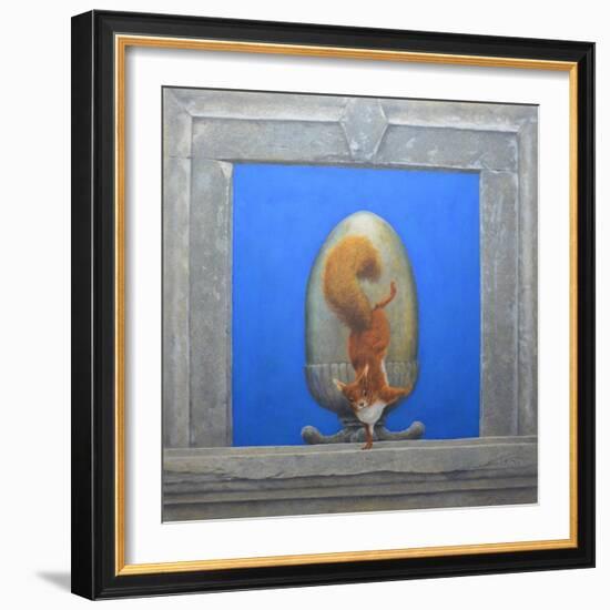 Red Squirrel, L'Acrobata-Tim Hayward-Framed Giclee Print