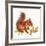 Red Squirrel-Peggy Harris-Framed Giclee Print