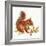 Red Squirrel-Peggy Harris-Framed Giclee Print