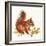 Red Squirrel-Peggy Harris-Framed Giclee Print