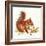 Red Squirrel-Peggy Harris-Framed Giclee Print