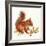 Red Squirrel-Peggy Harris-Framed Giclee Print