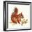 Red Squirrel-Peggy Harris-Framed Giclee Print