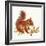 Red Squirrel-Peggy Harris-Framed Giclee Print