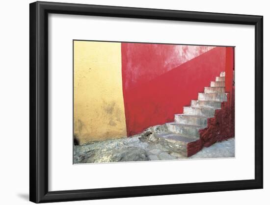 Red Stairway-Douglas Steakley-Framed Giclee Print