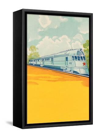 Red Star Bullet Train Art Print By Art Com