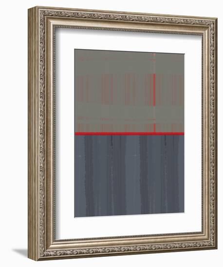 Red Stripe-NaxArt-Framed Art Print