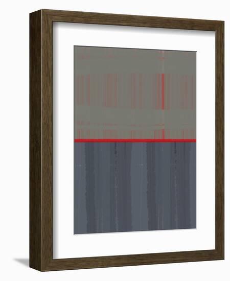 Red Stripe-NaxArt-Framed Art Print