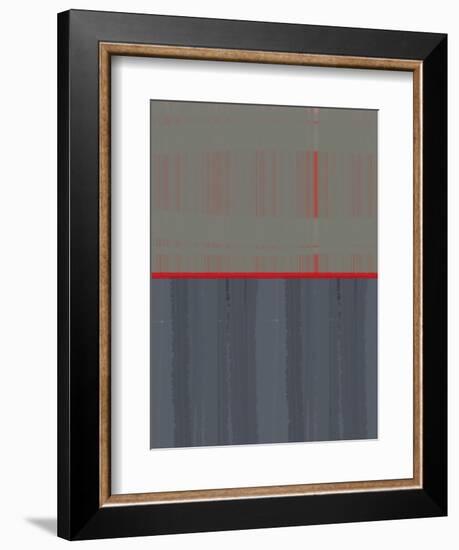 Red Stripe-NaxArt-Framed Art Print