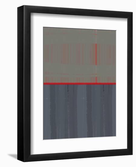 Red Stripe-NaxArt-Framed Art Print