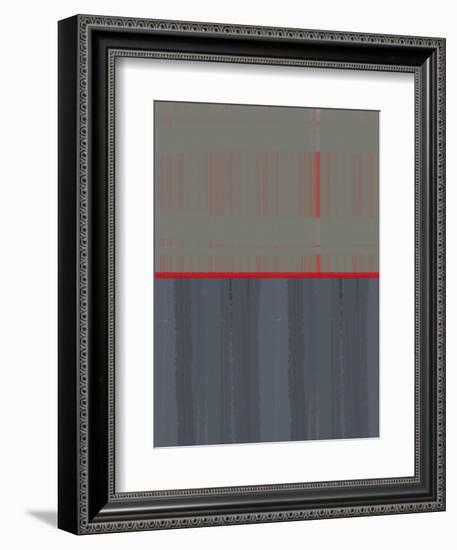 Red Stripe-NaxArt-Framed Art Print