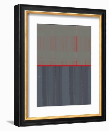 Red Stripe-NaxArt-Framed Art Print