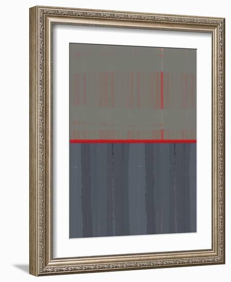 Red Stripe-NaxArt-Framed Art Print