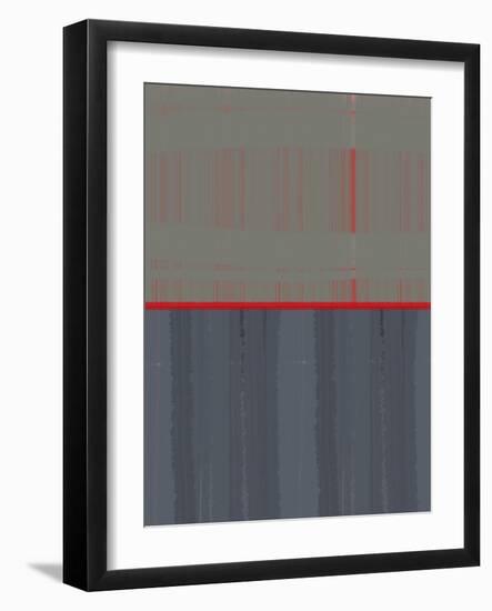 Red Stripe-NaxArt-Framed Art Print