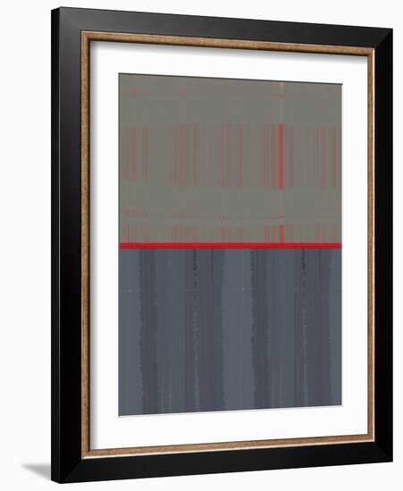 Red Stripe-NaxArt-Framed Art Print