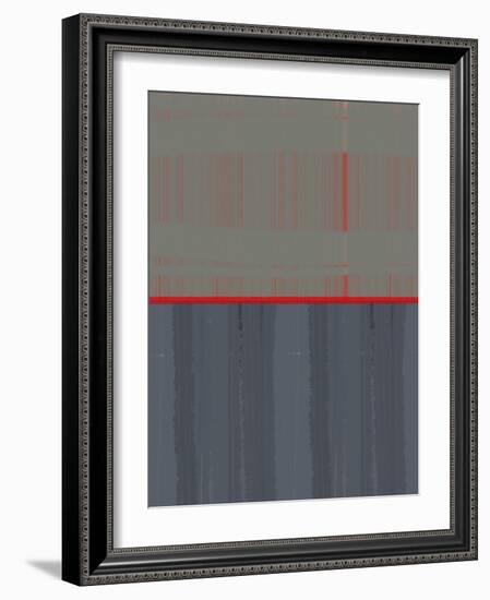 Red Stripe-NaxArt-Framed Art Print