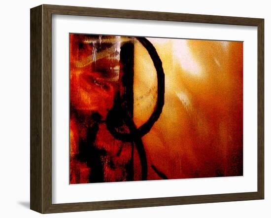 Red Strokes-Ruth Palmer 2-Framed Art Print