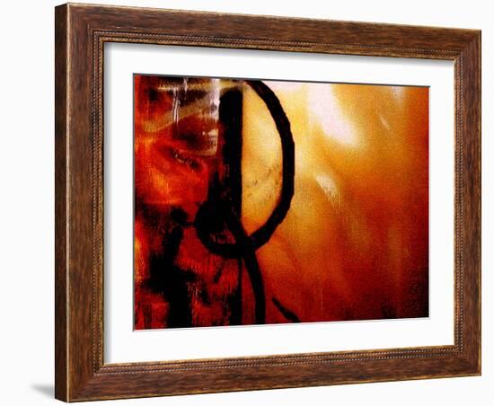 Red Strokes-Ruth Palmer 2-Framed Art Print