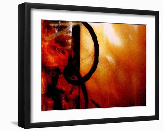 Red Strokes-Ruth Palmer 2-Framed Art Print