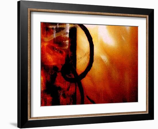 Red Strokes-Ruth Palmer 2-Framed Art Print