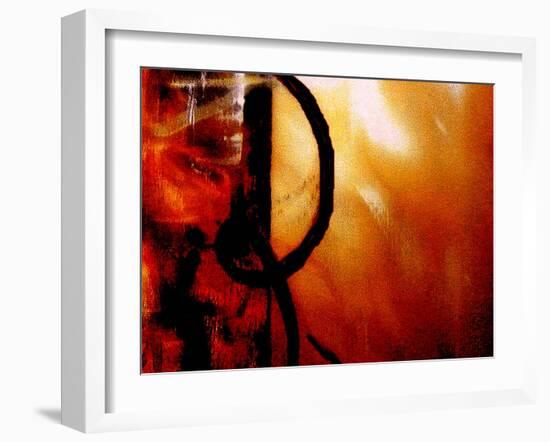 Red Strokes-Ruth Palmer 2-Framed Art Print