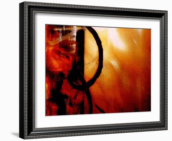 Red Strokes-Ruth Palmer 2-Framed Art Print