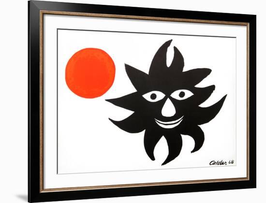 Red Sun-Alexander Calder-Framed Collectable Print