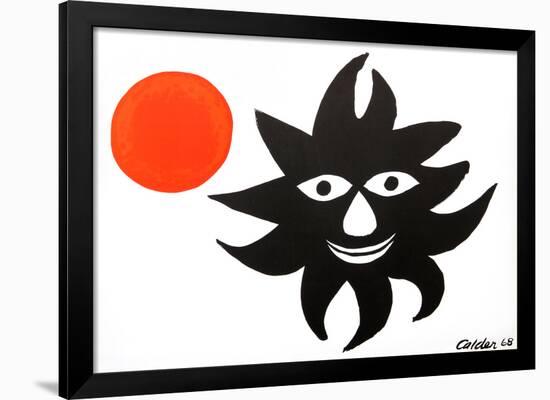 Red Sun-Alexander Calder-Framed Collectable Print