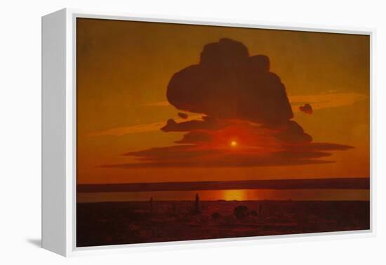Red Sunset on the Dnieper, 1905-1908-Arkhip Ivanovich Kuindzhi-Framed Premier Image Canvas