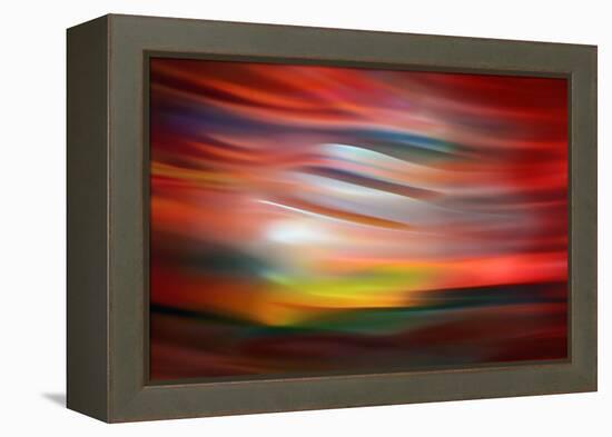 Red Sunset-Ursula Abresch-Framed Premier Image Canvas