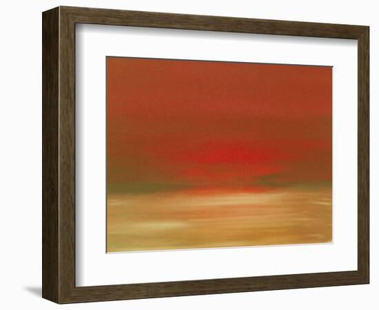 Red Sunset-Kenny Primmer-Framed Art Print