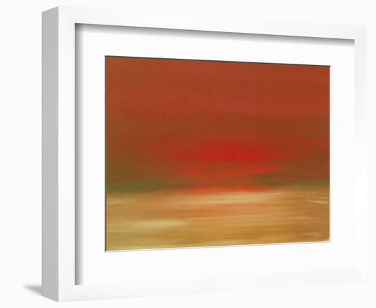 Red Sunset-Kenny Primmer-Framed Art Print