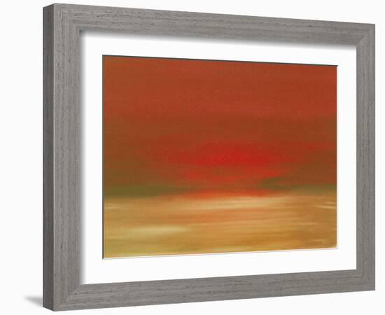 Red Sunset-Kenny Primmer-Framed Art Print