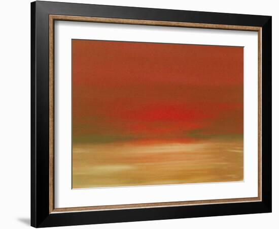 Red Sunset-Kenny Primmer-Framed Art Print