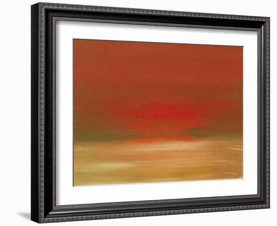 Red Sunset-Kenny Primmer-Framed Art Print