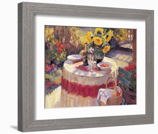 Red Table-Edward Noott-Framed Art Print