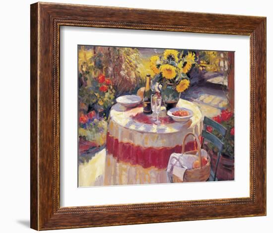 Red Table-Edward Noott-Framed Art Print