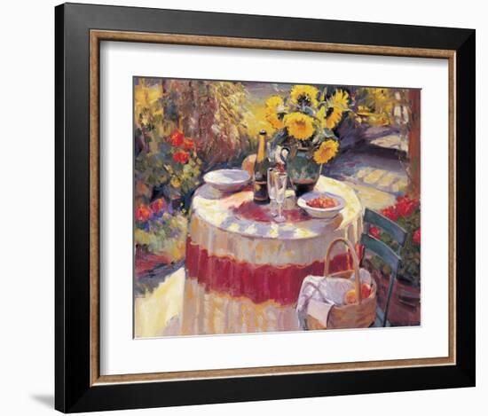 Red Table-Edward Noott-Framed Art Print