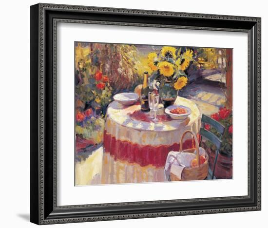 Red Table-Edward Noott-Framed Art Print