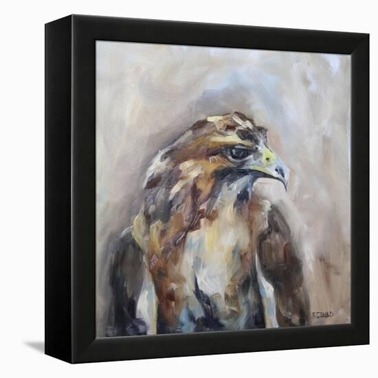 Red Tail Hawk-Renee Gould-Framed Premier Image Canvas