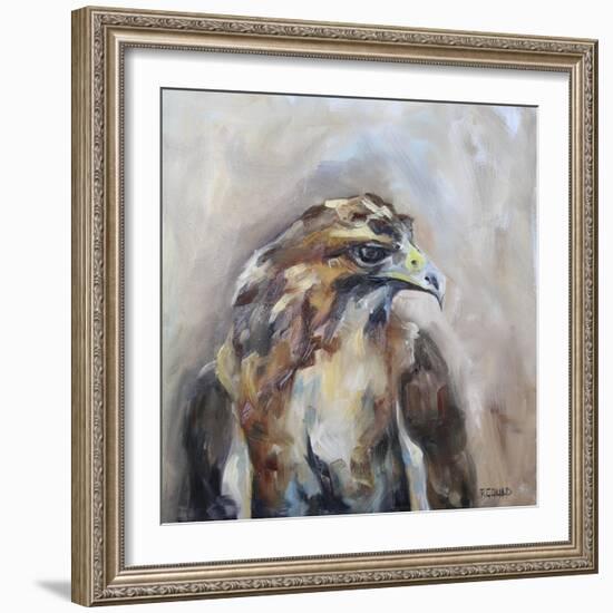 Red Tail Hawk-Renee Gould-Framed Giclee Print