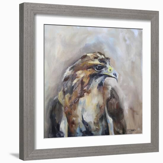 Red Tail Hawk-Renee Gould-Framed Giclee Print